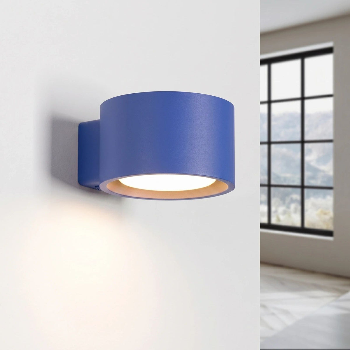 
Design Wandlampe „Modo“ 1-flammig - Ultramarin