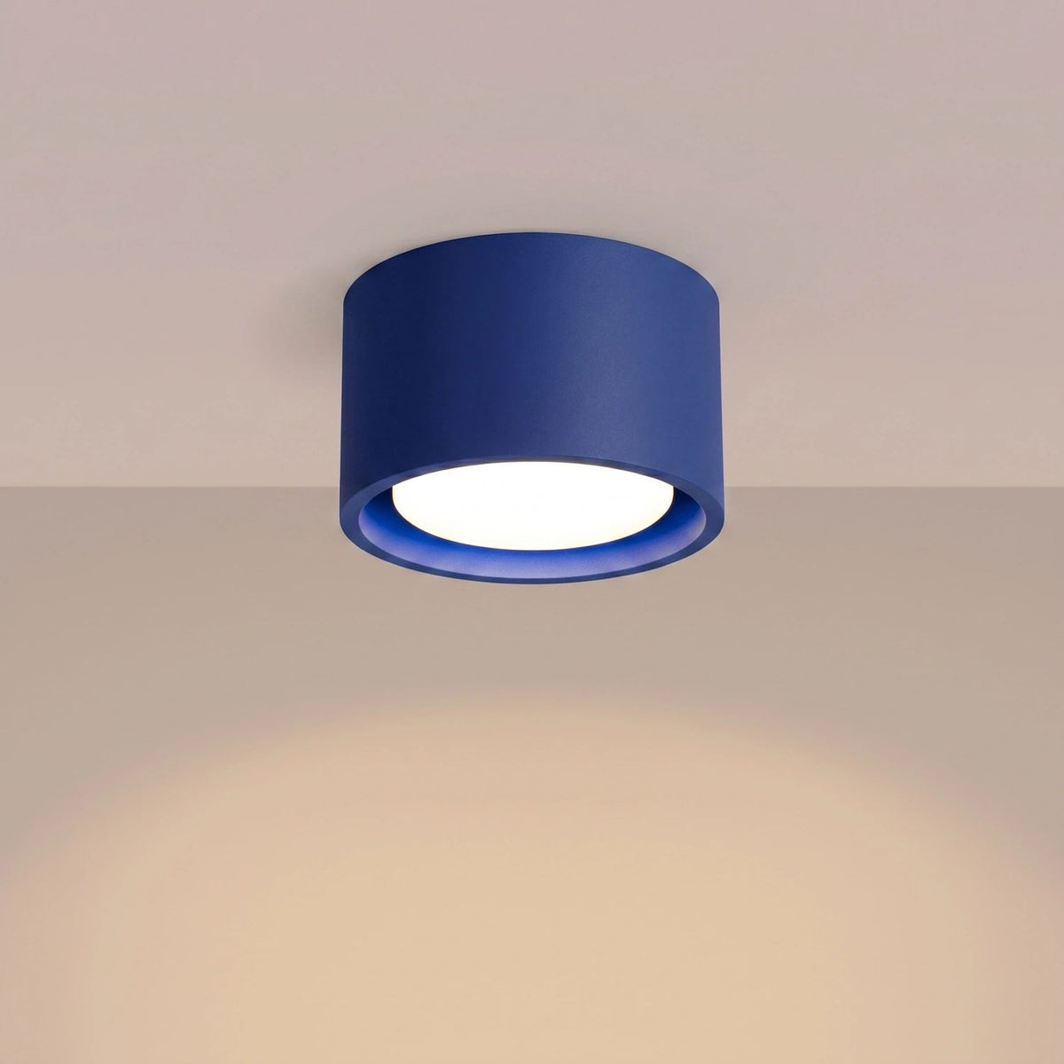 
Design Deckenlampe „Modo“ 1-flammig - Ultramarin