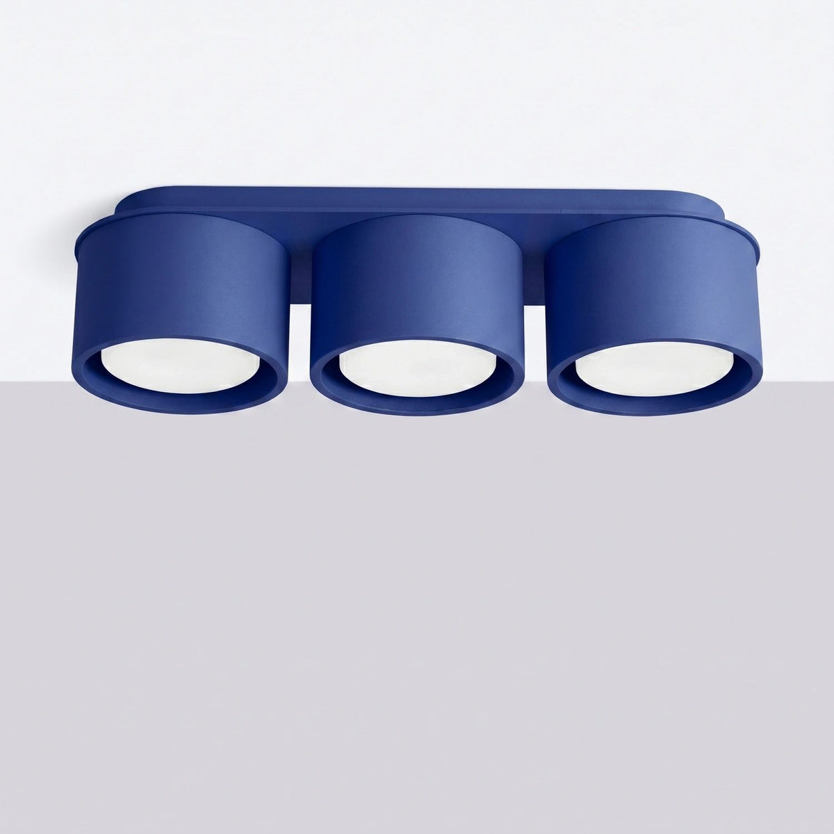 
Design Deckenlampe „Modo“ 3-flammig - Ultramarin