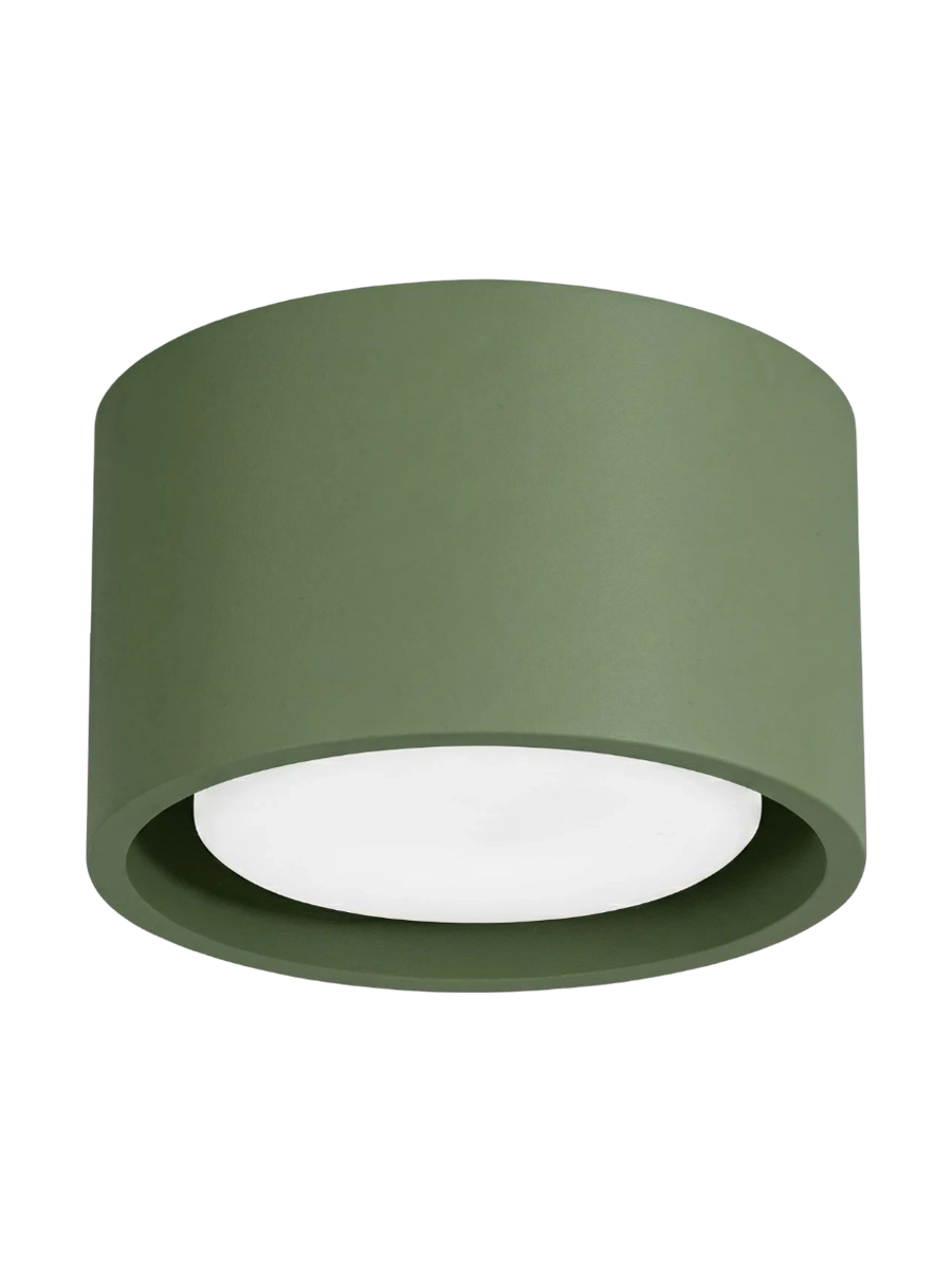 
Design Deckenlampe „Modo“ 1-flammig - Olivgrün