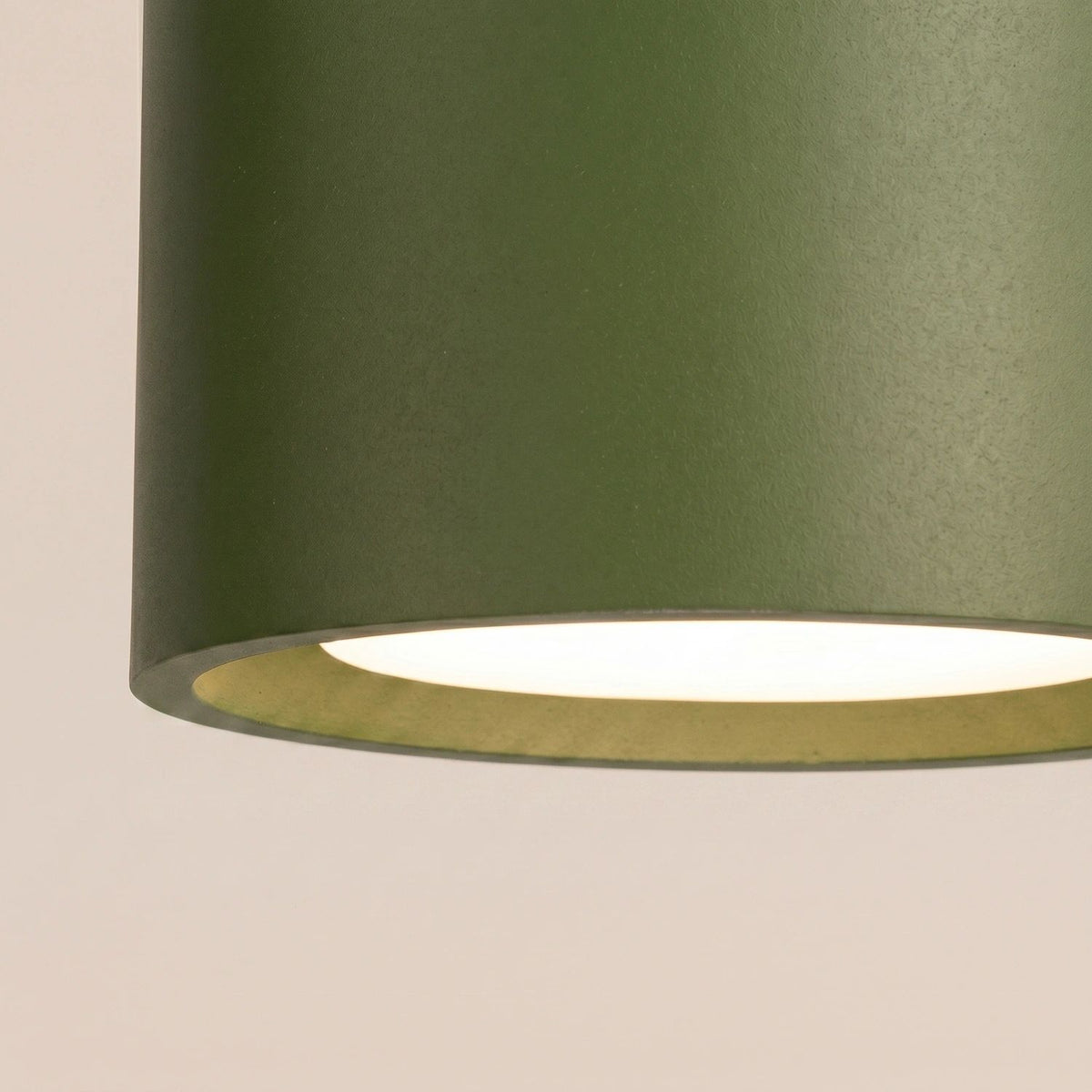 
Design Deckenlampe „Modo“ 1-flammig - Olivgrün