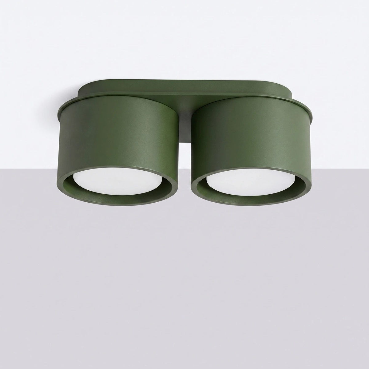 
Design Deckenlampe „Modo“ 2-flammig - Olivgrün