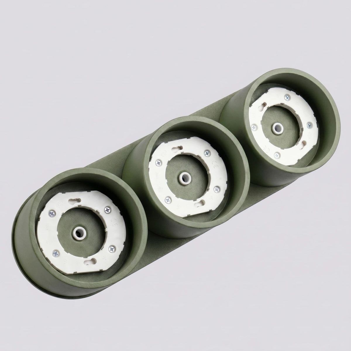 
Design Deckenlampe „Modo“ 3-flammig - Olivgrün