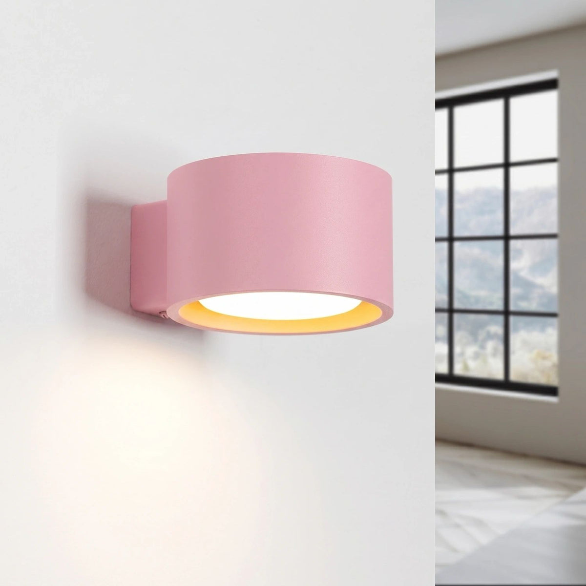 
Design Wandlampe „Modo“ 1-flammig - Rosa