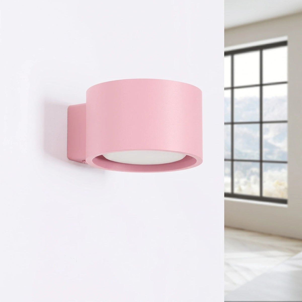
Design Wandlampe „Modo“ 1-flammig - Rosa