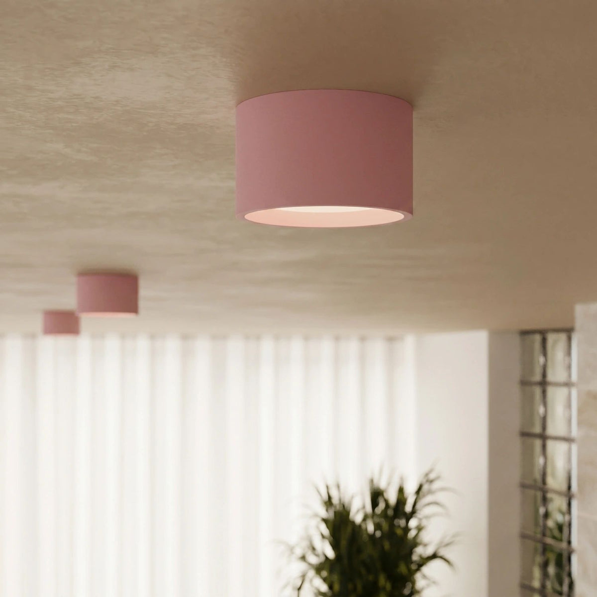 
Design Deckenlampe „Modo“ 1-flammig - Rosa