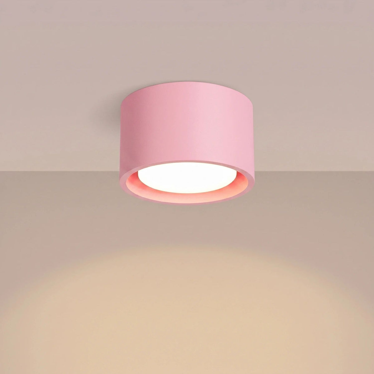 
Design Deckenlampe „Modo“ 1-flammig - Rosa