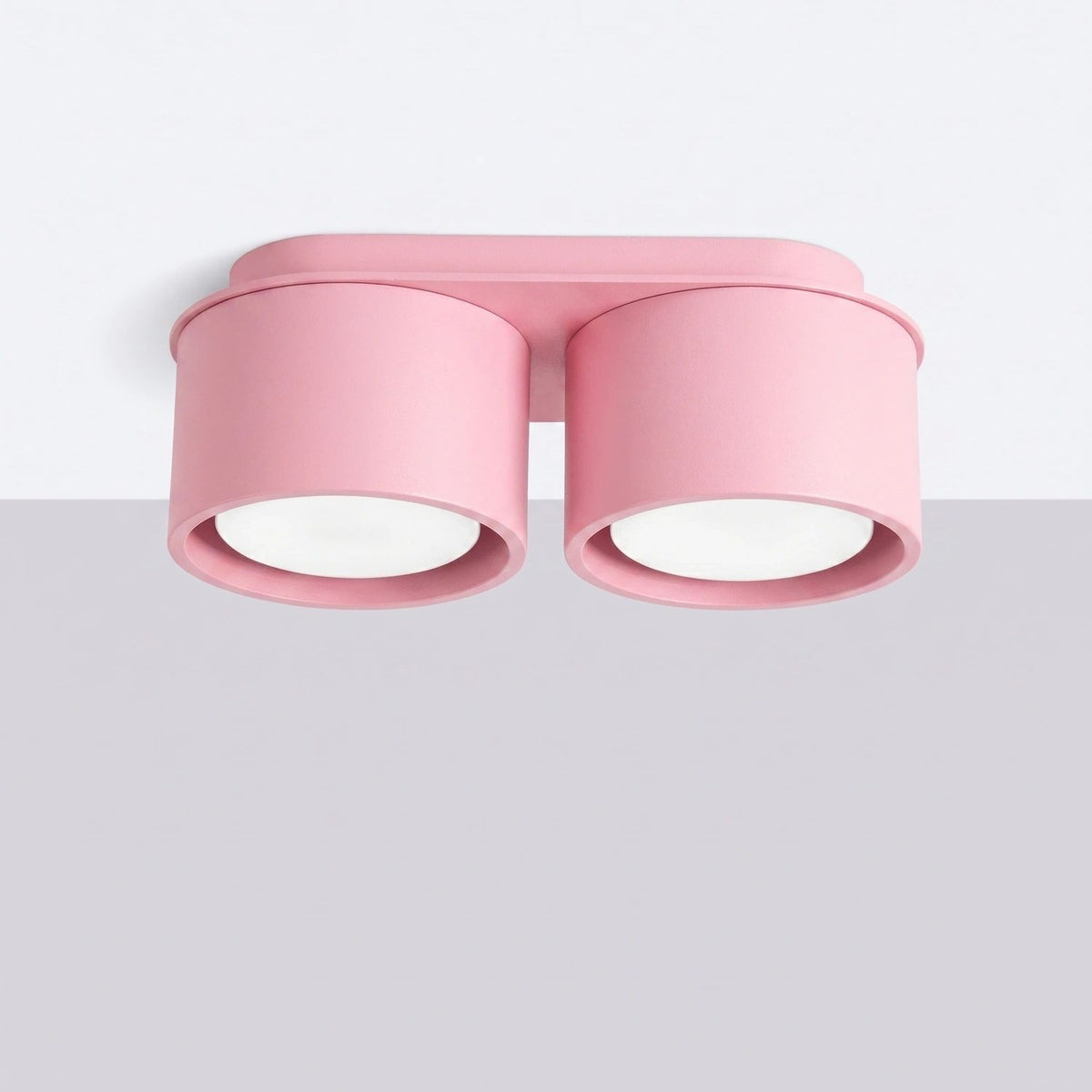 
Design Deckenlampe „Modo“ 2-flammig - Rosa