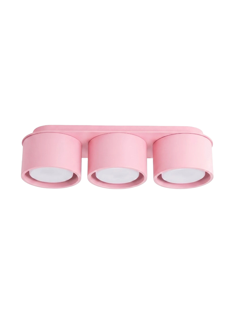 
Design Deckenlampe „Modo“ 3-flammig - Rosa