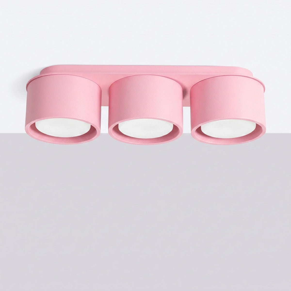 
Design Deckenlampe „Modo“ 3-flammig - Rosa