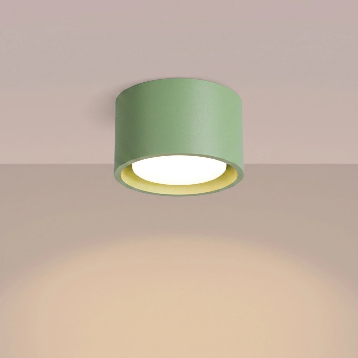 
Design Deckenlampe „Modo“ 1-flammig - Salbeigrün