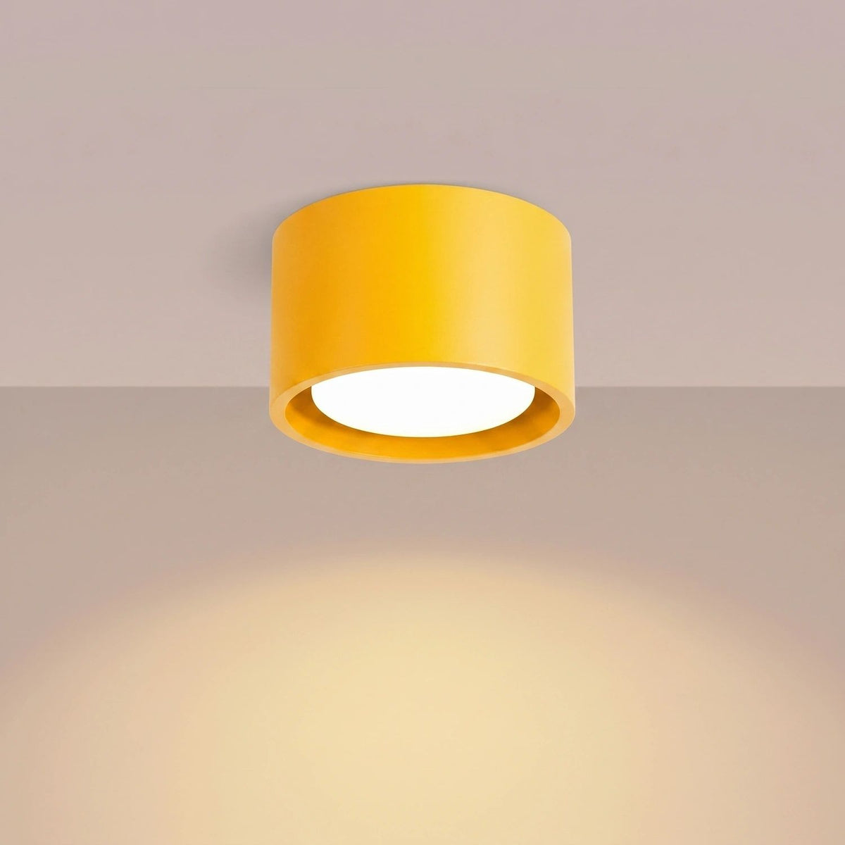 
Design Deckenlampe „Modo“ 1-flammig - Gelb