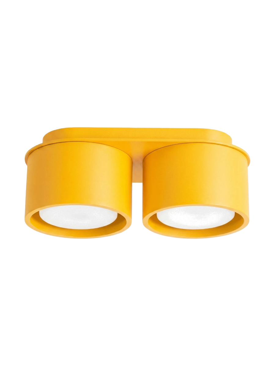 
Design Deckenlampe „Modo“ 2-flammig - Gelb