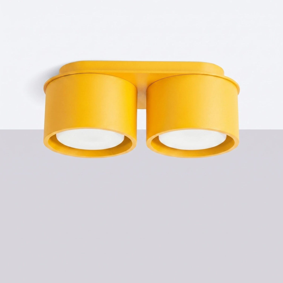 
Design Deckenlampe „Modo“ 2-flammig - Gelb