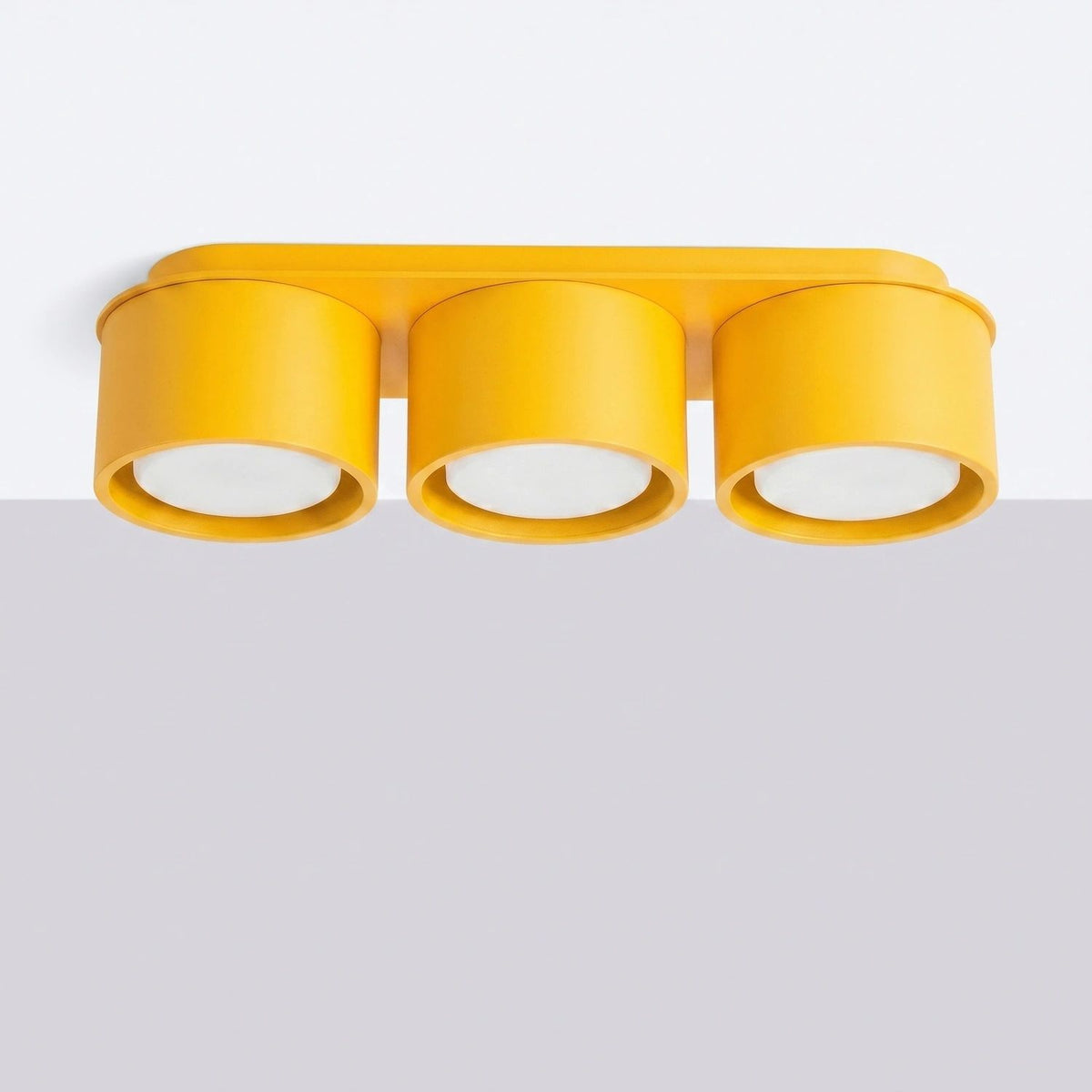 
Design Deckenlampe „Modo“ 3-flammig - Gelb