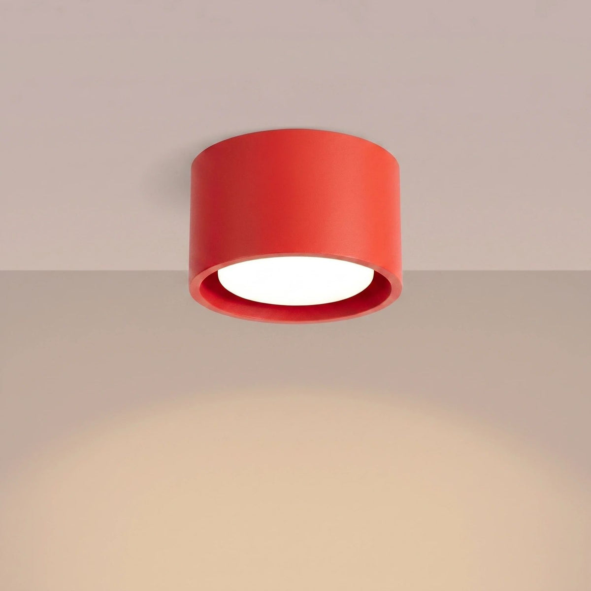 
Design Deckenlampe „Modo“ 1-flammig - Rot