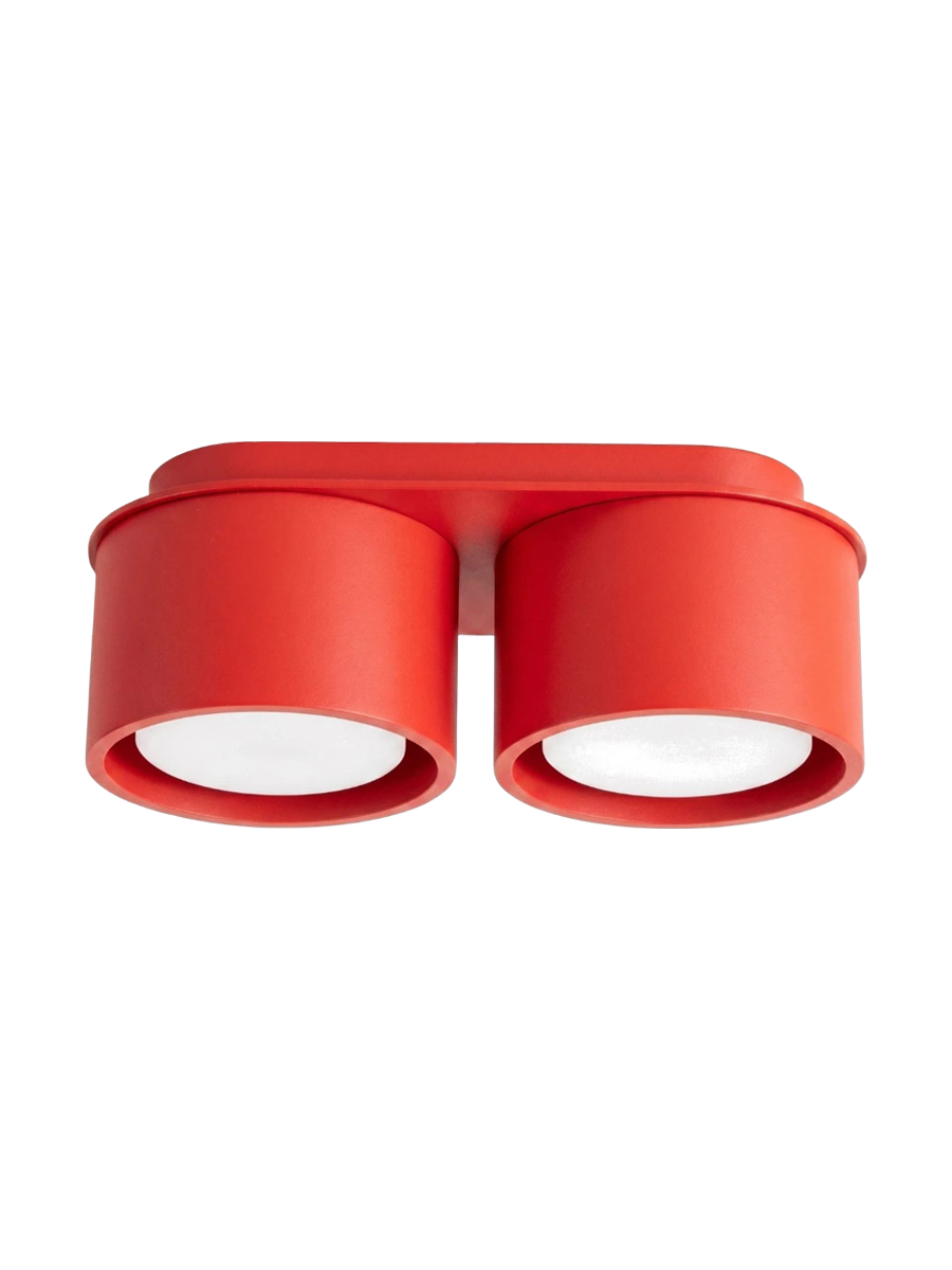 
Design Deckenlampe „Modo“ 2-flammig - Rot