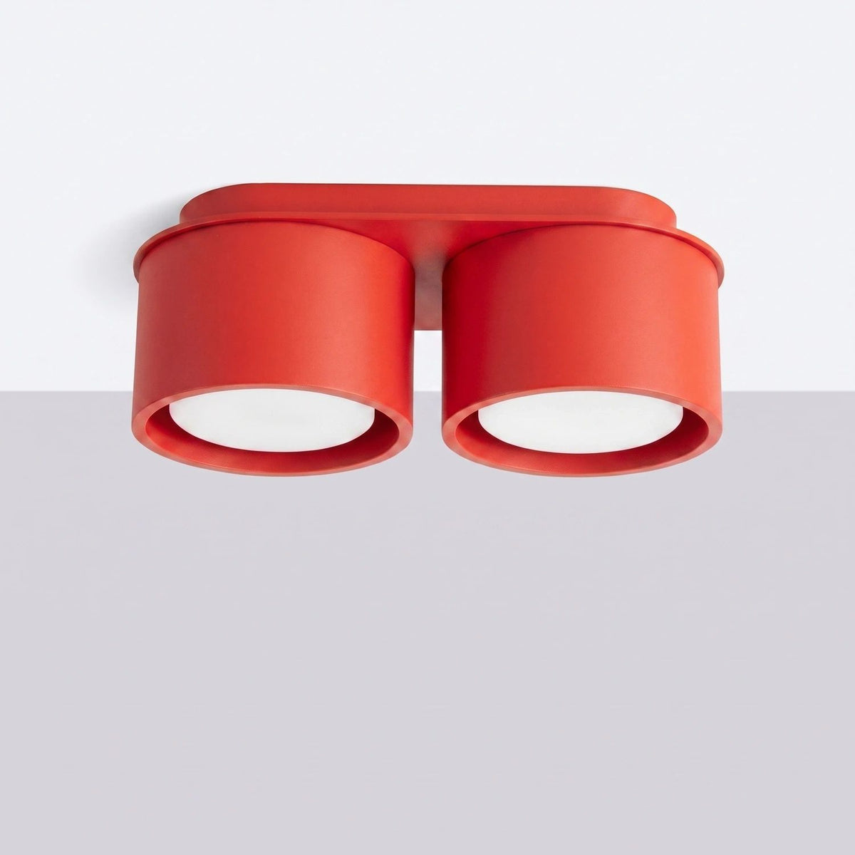 
Design Deckenlampe „Modo“ 2-flammig - Rot