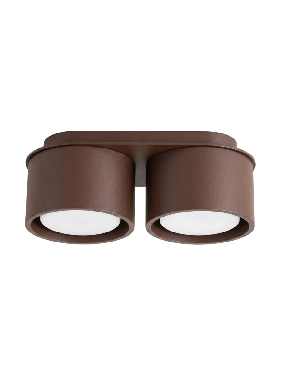 
Design Deckenlampe „Modo“ 2-flammig - Braun