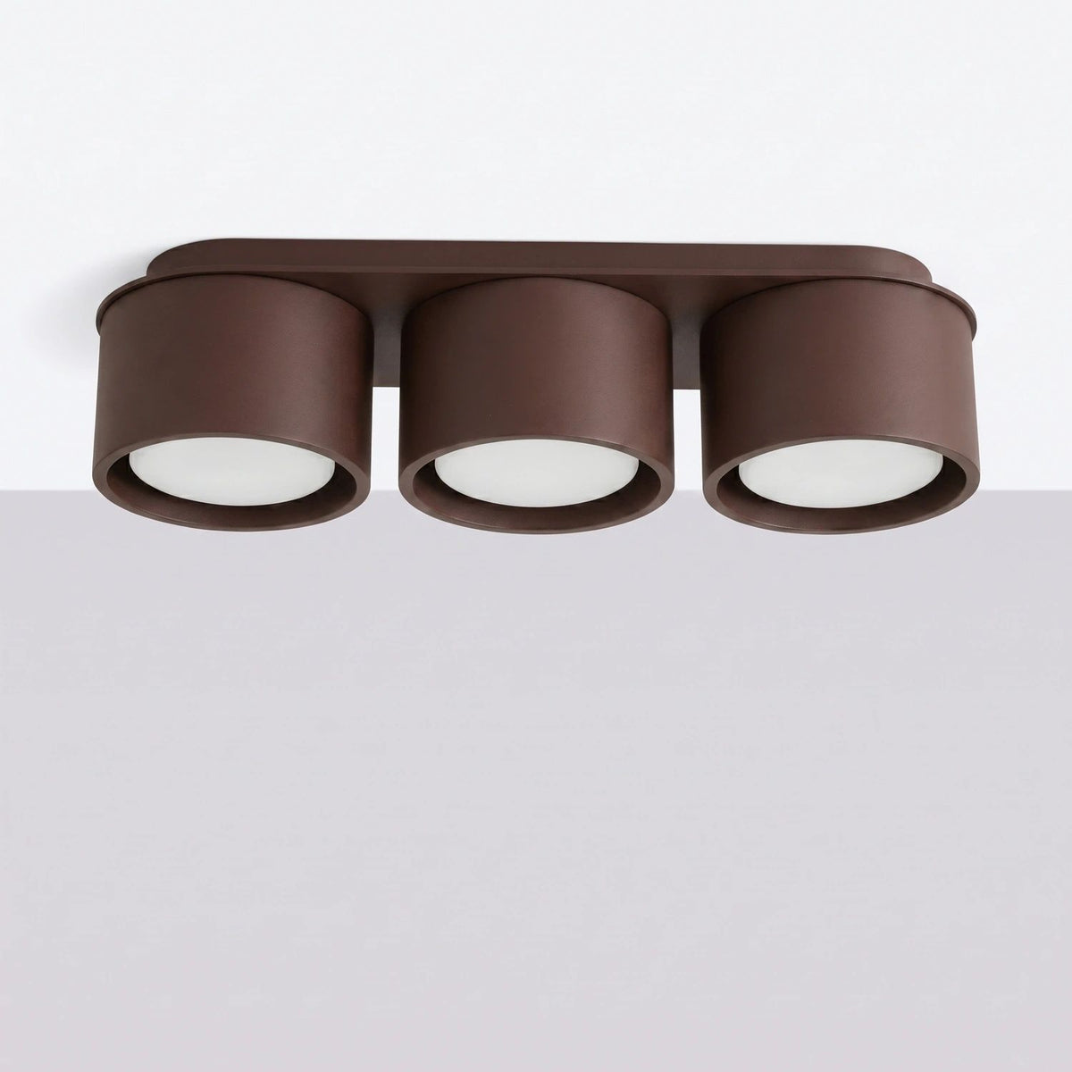 
Design Deckenlampe „Modo“ 3-flammig - Braun