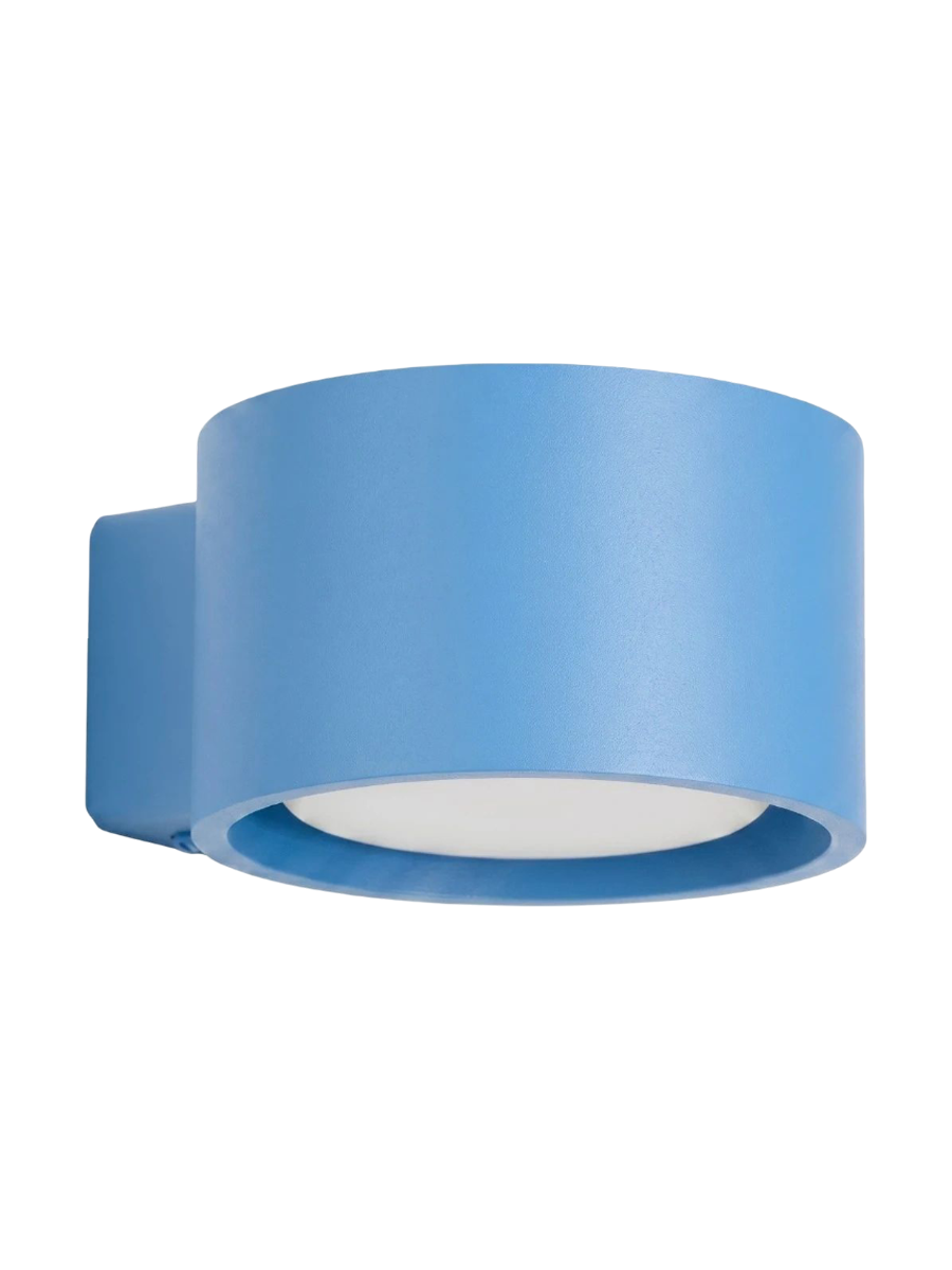 
Design Wandlampe „Modo“ 1-flammig - Hellblau