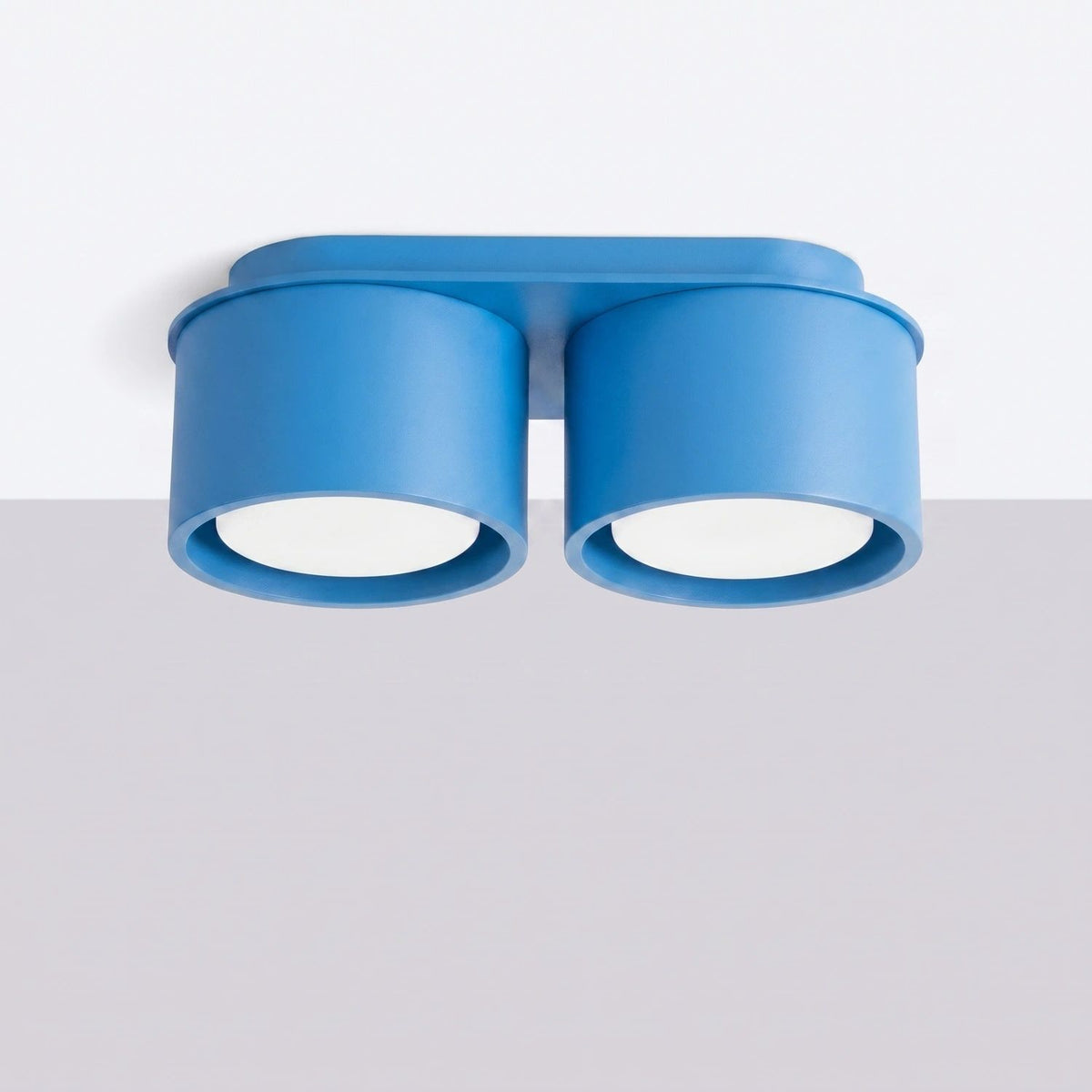 
Design Deckenlampe „Modo“ 2-flammig - Hellblau