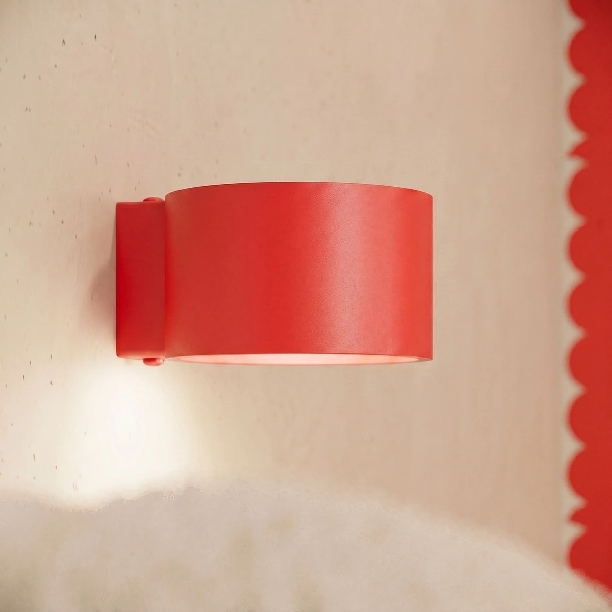 
Plafoniera di design „Modo“ a 3 luci - Rosso