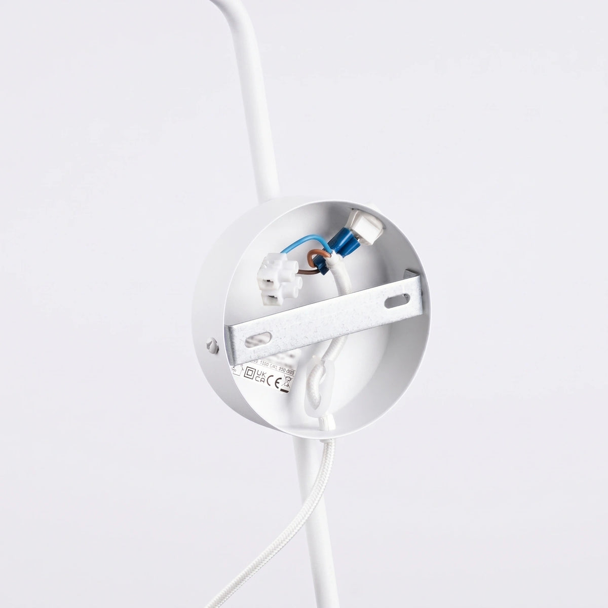 
Design Wandlampe „Nox“ 1-flammig mit Schalter - Weiss