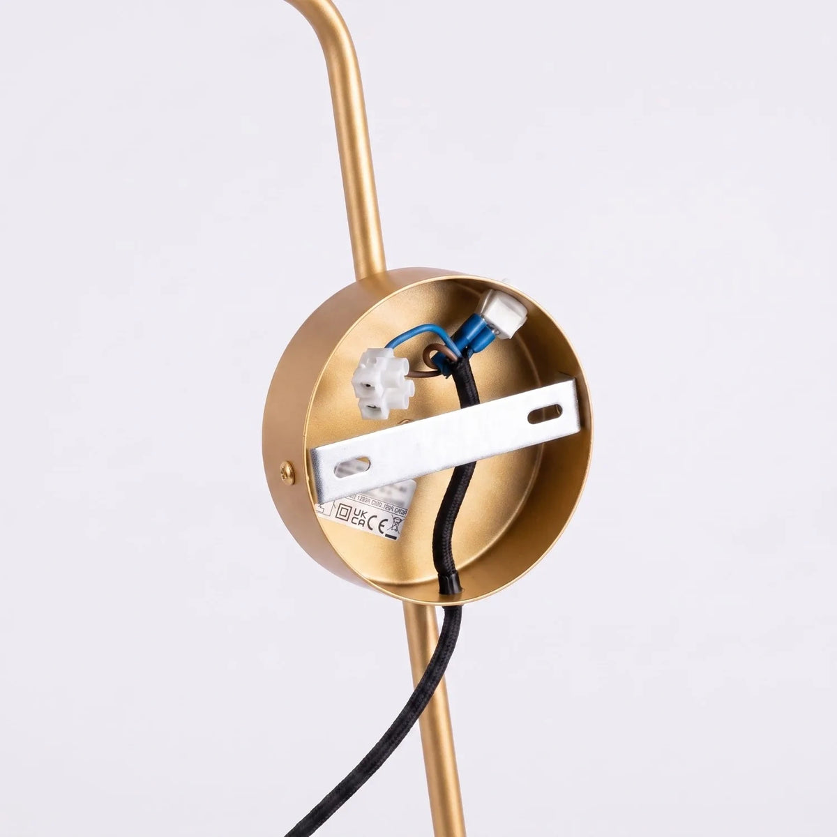 
Design Wandlampe „Nox“ 1-flammig mit Schalter - Gold
