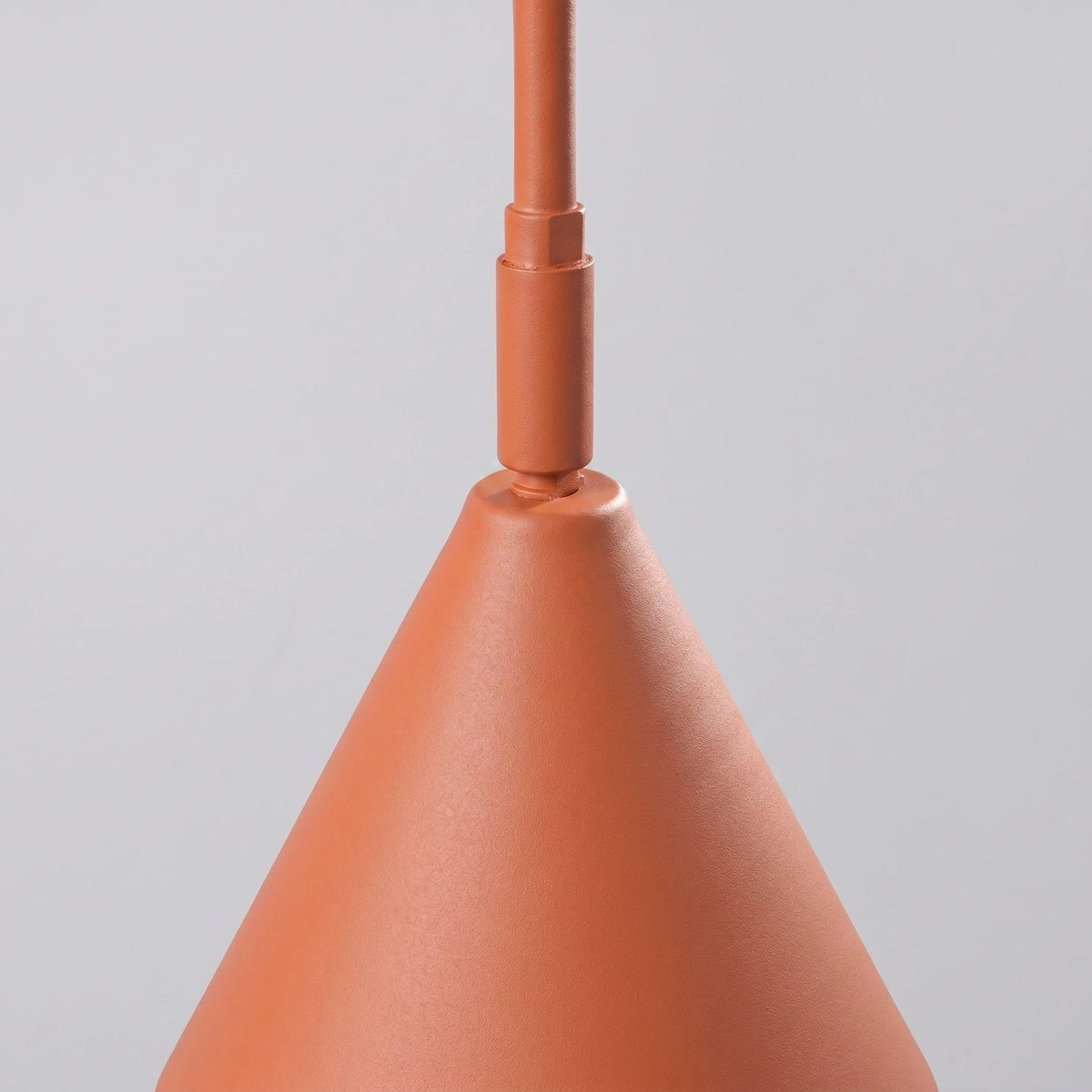 
Design Wandlampe „Nox“ 1-flammig mit Schalter - Ockerrot