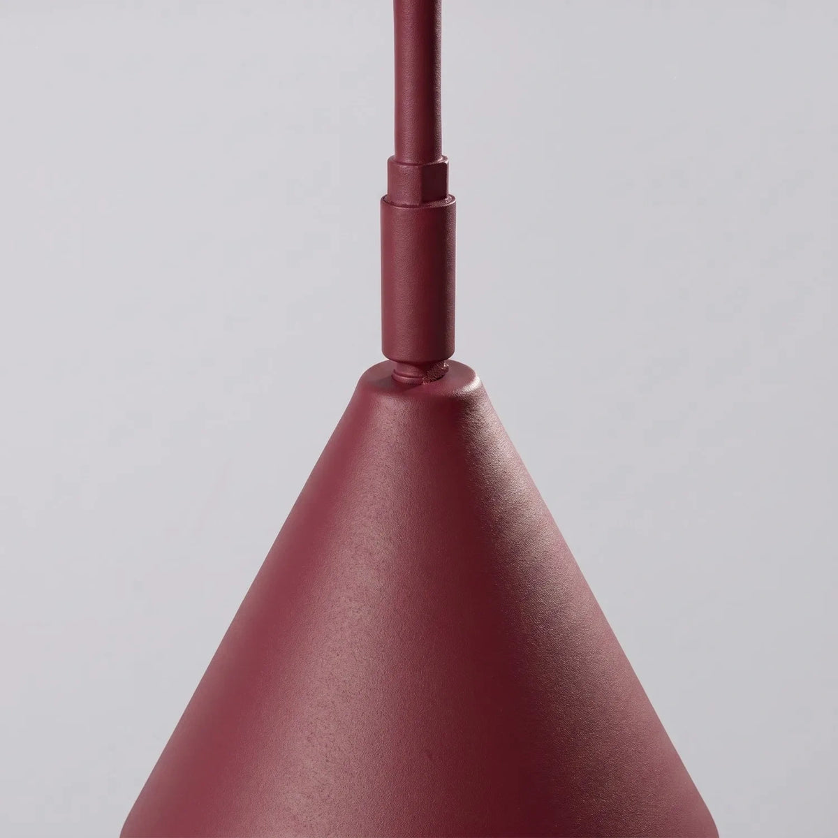 
Design Wandlampe „Nox“ 1-flammig mit Schalter - Burgundrot