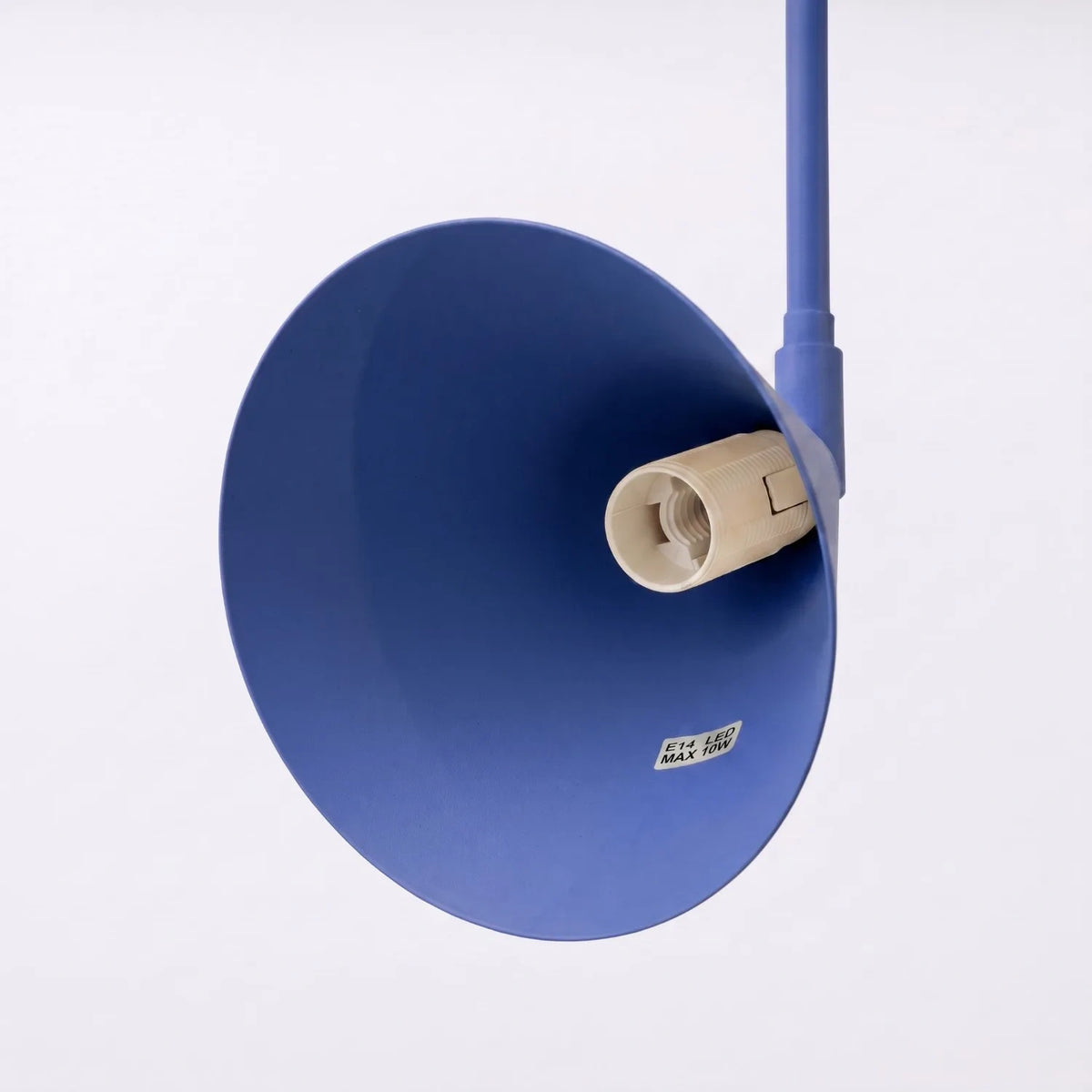 
Design Wandlampe „Nox“ 1-flammig mit Schalter - Ultramarin
