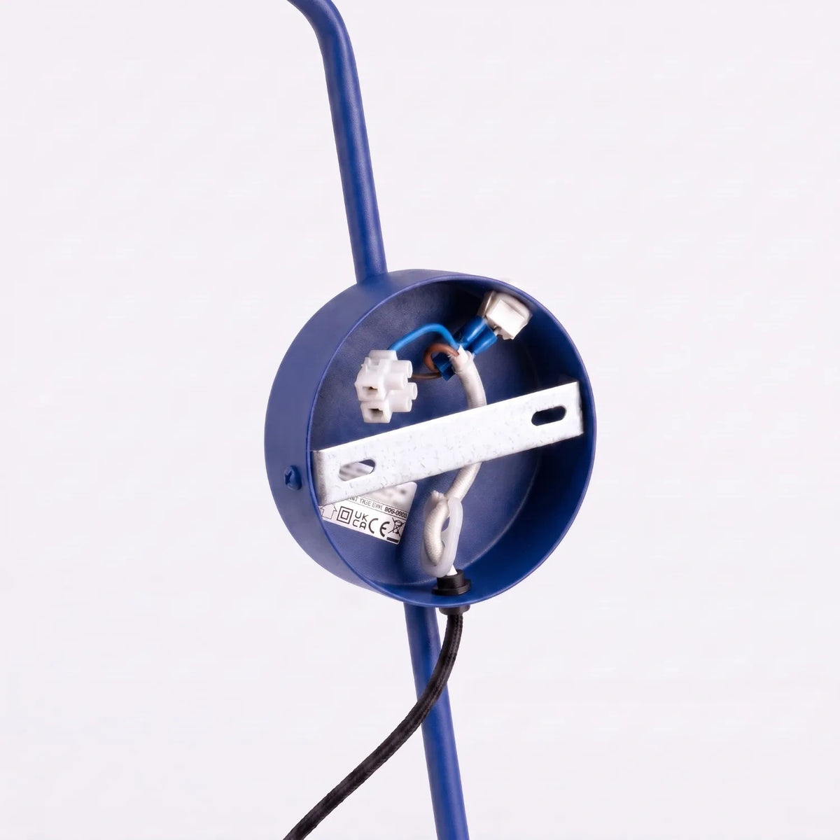 
Design Wandlampe „Nox“ 1-flammig mit Schalter - Ultramarin