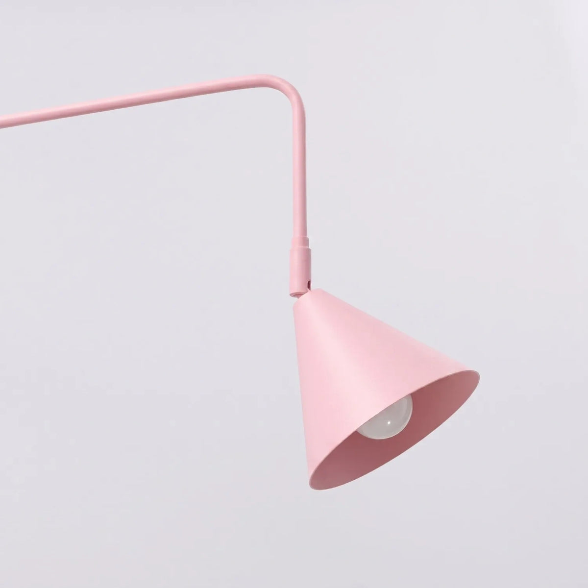
Design Wandlampe „Nox“ 1-flammig mit Schalter - Rosa