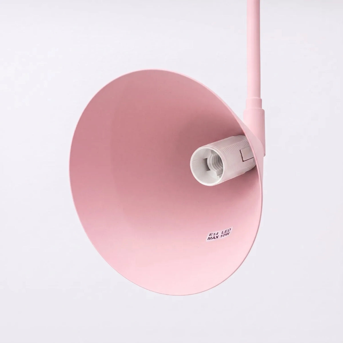 
Design Wandlampe „Nox“ 1-flammig mit Schalter - Rosa