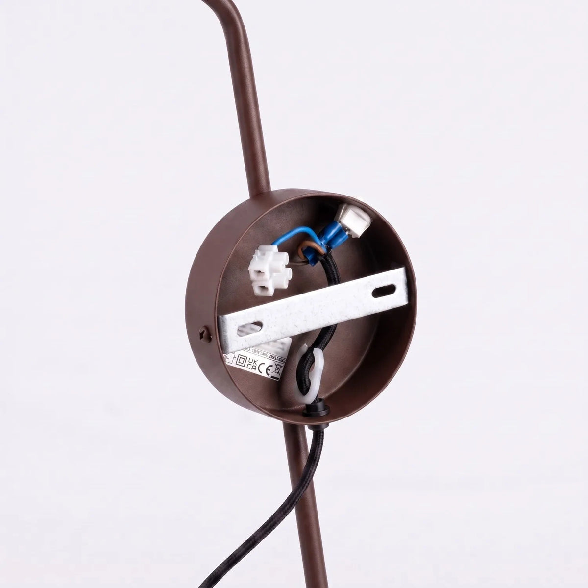 
Design Wandlampe „Nox“ 1-flammig mit Schalter - Braun
