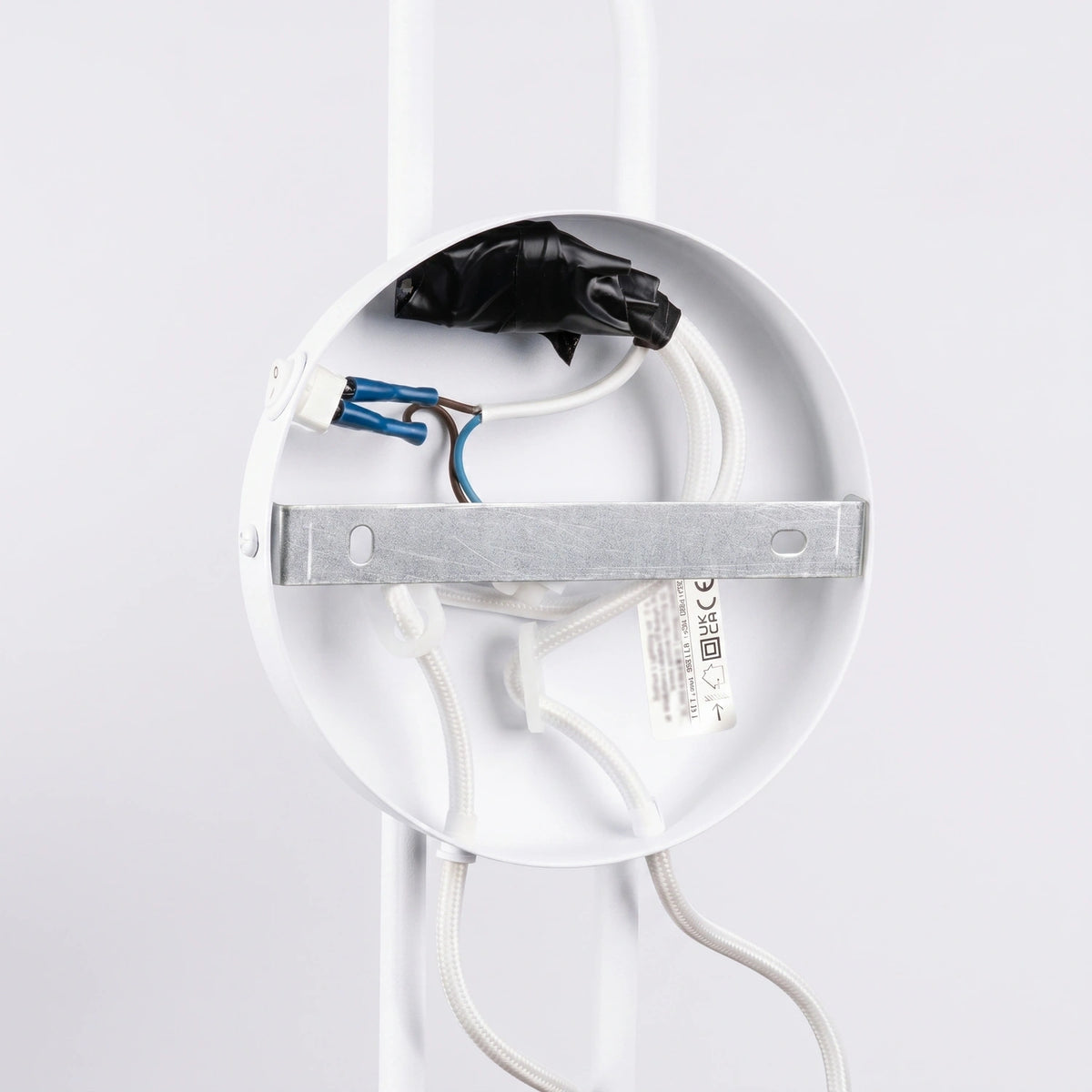 
Design Wandlampe „Nox“ 2-flammig mit Schalter - Weiss