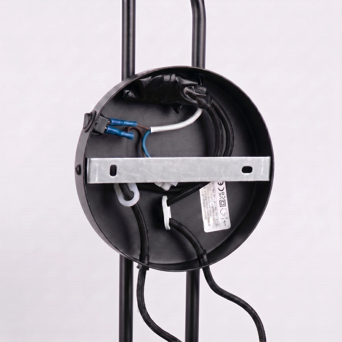 
Design Wandlampe „Nox“ 2-flammig mit Schalter - Schwarz