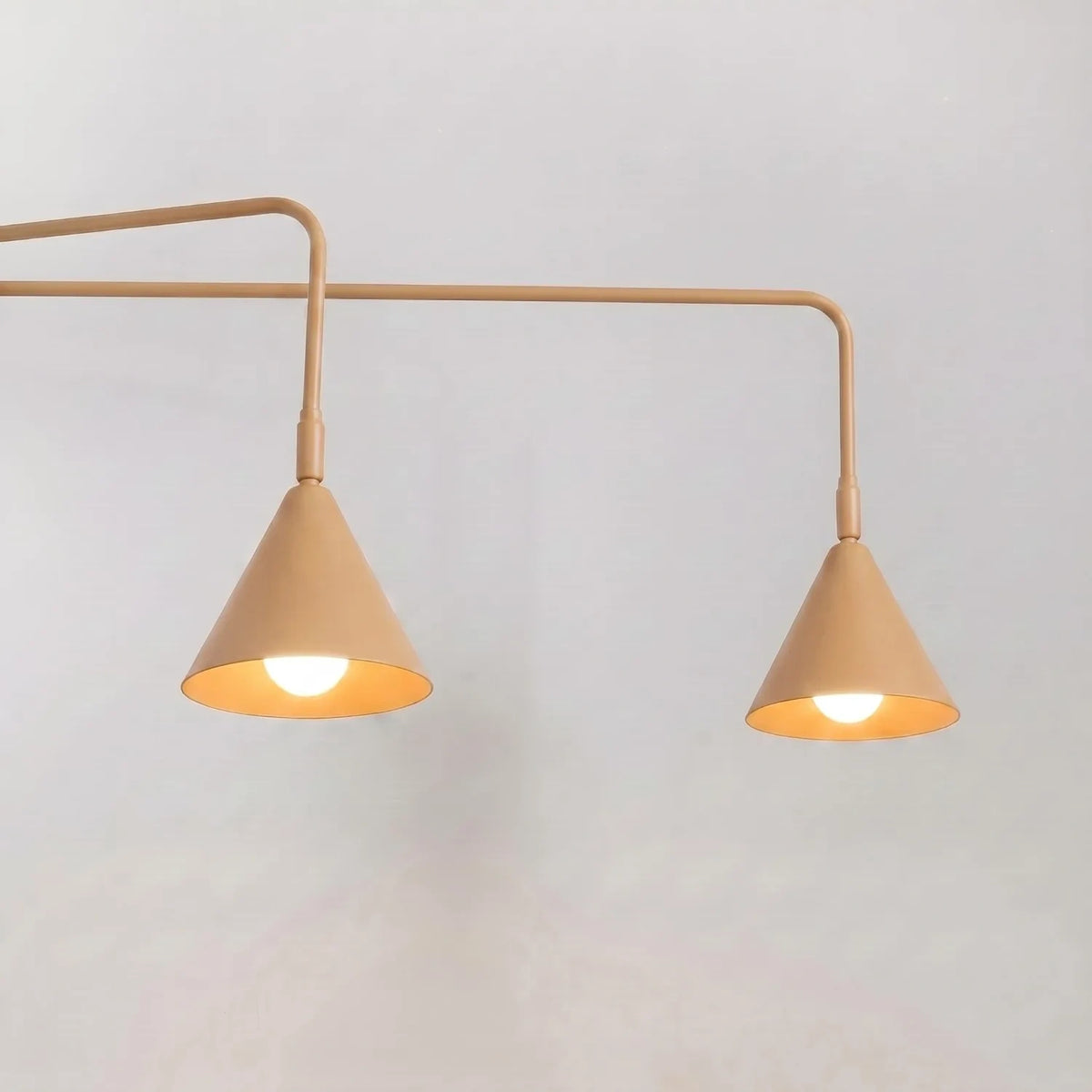 
Design Wandlampe „Nox“ 2-flammig mit Schalter - Gold