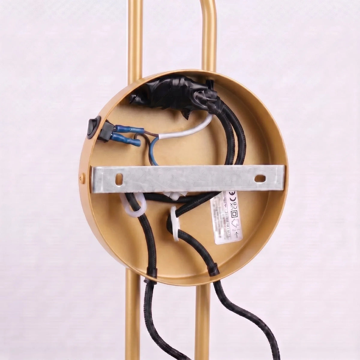 
Design Wandlampe „Nox“ 2-flammig mit Schalter - Gold
