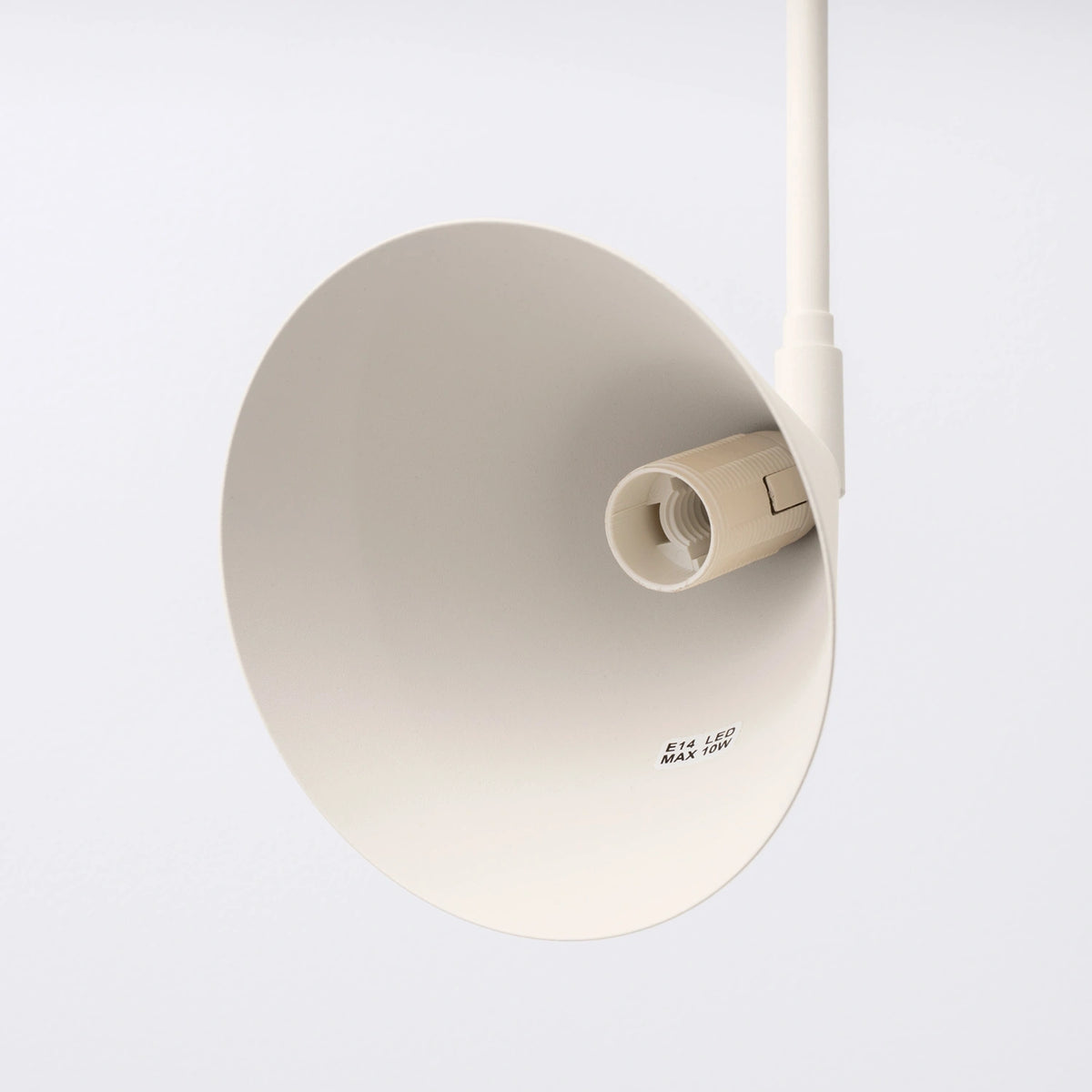 
Design Wandlampe „Nox“ 2-flammig mit Schalter - Beige