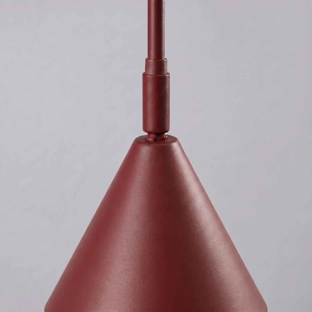
Design Wandlampe „Nox“ 2-flammig mit Schalter - Burgundrot