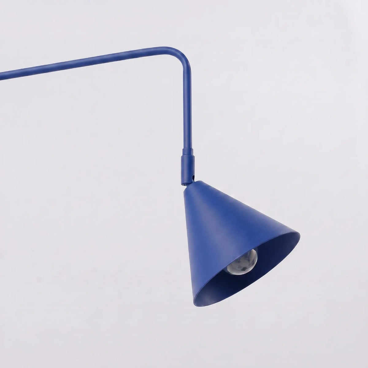 
Design Wandlampe „Nox“ 2-flammig mit Schalter - Ultramarin