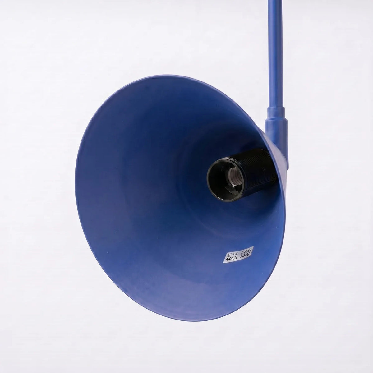 
Design Wandlampe „Nox“ 2-flammig mit Schalter - Ultramarin
