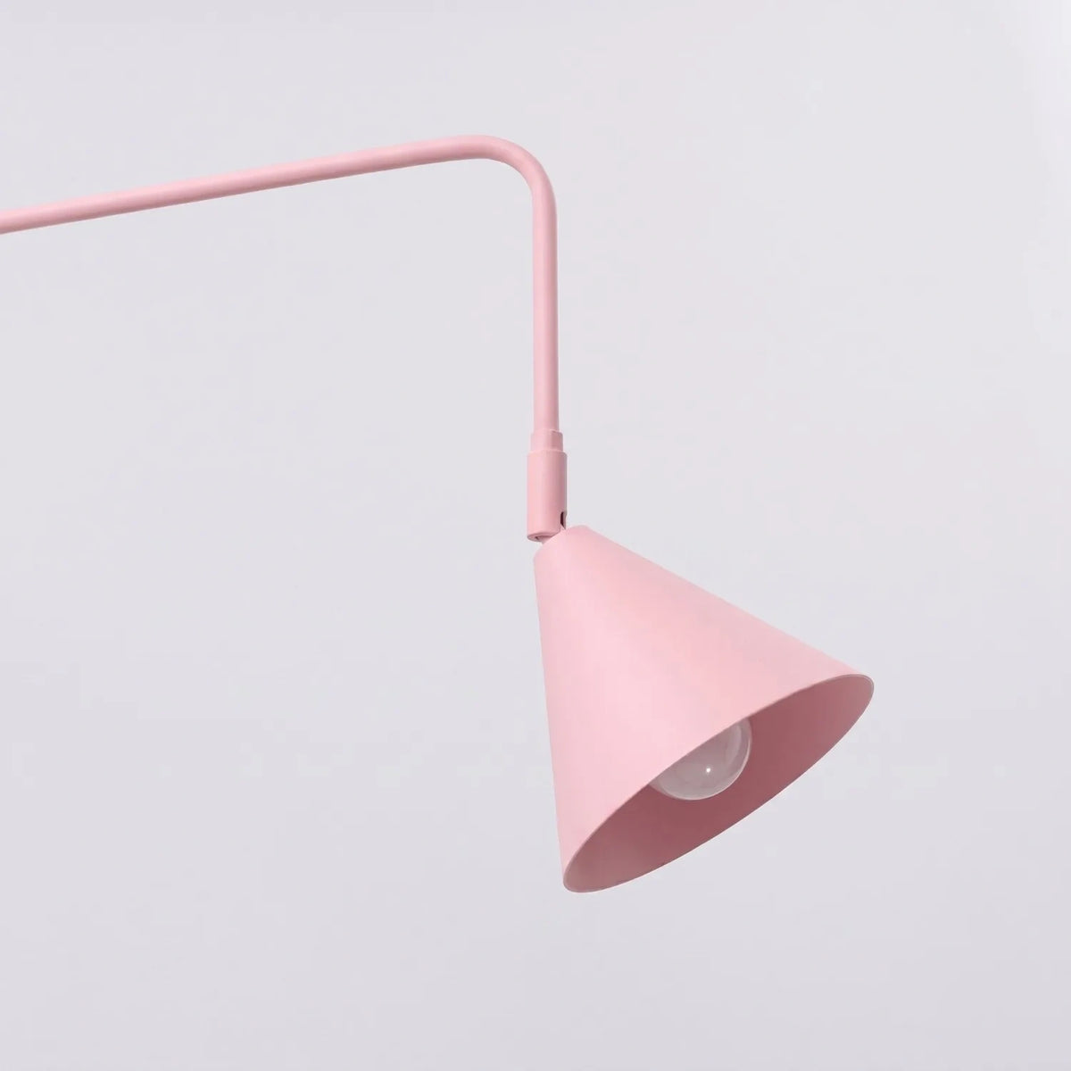 
Design Wandlampe „Nox“ 2-flammig mit Schalter - Rosa