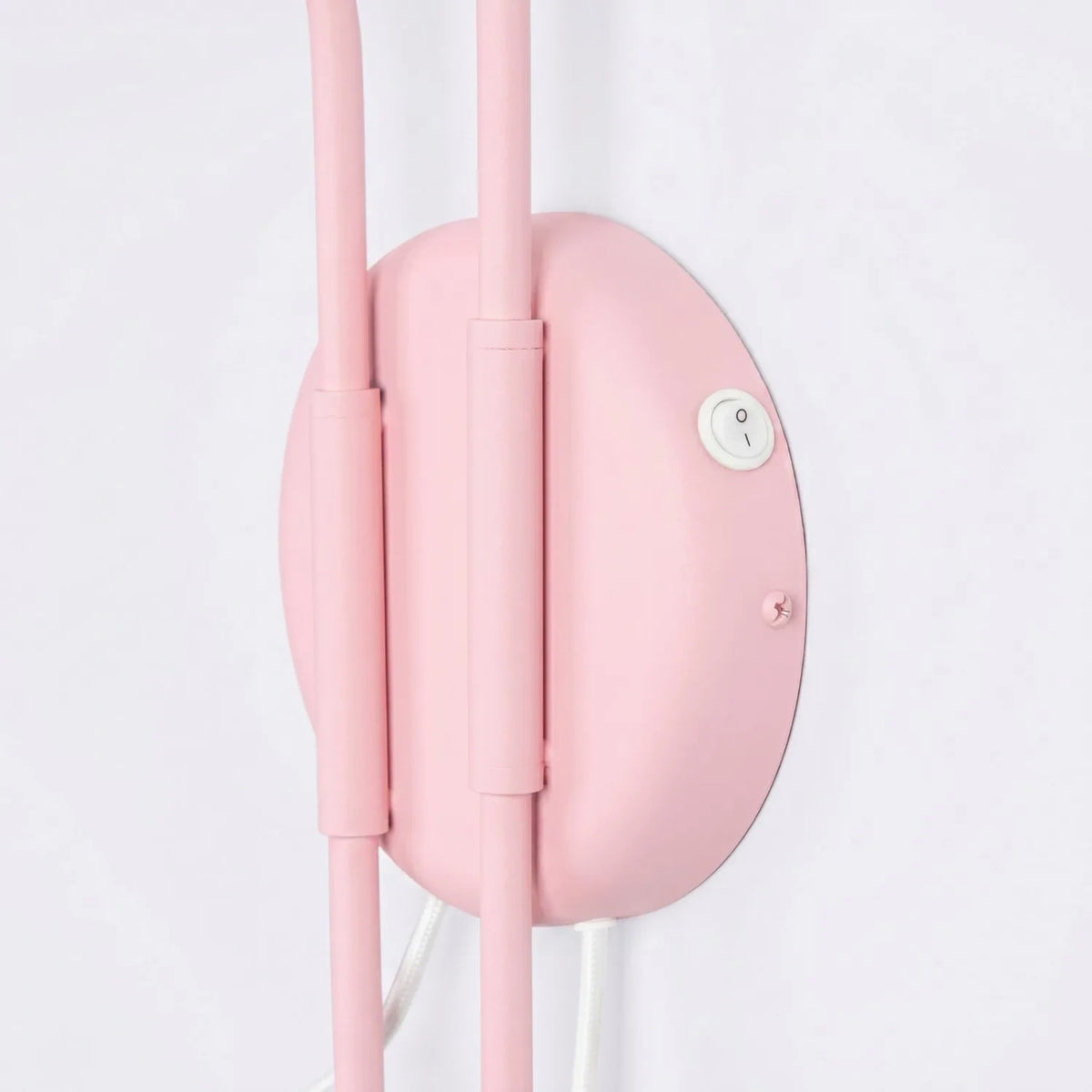 
Design Wandlampe „Nox“ 2-flammig mit Schalter - Rosa