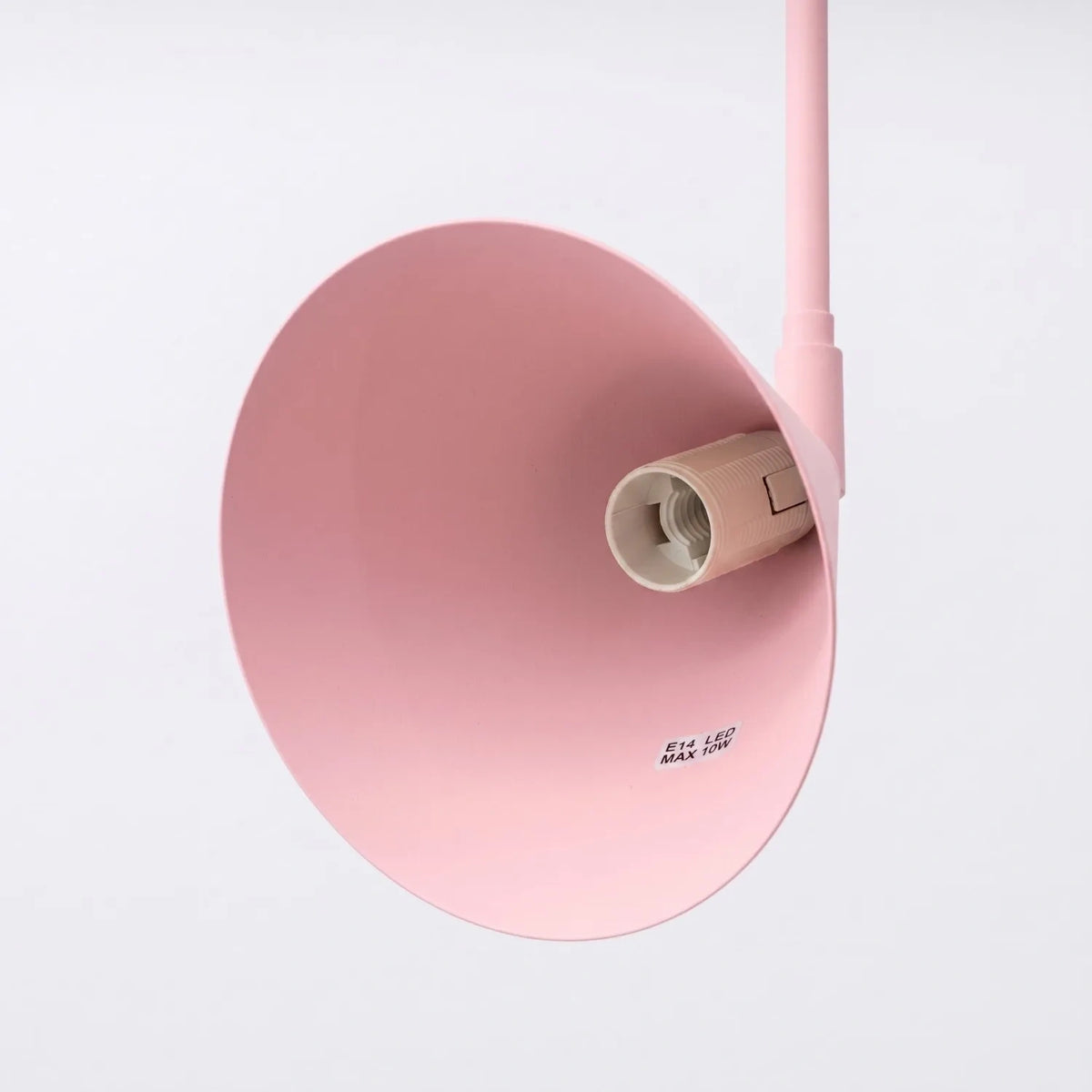 
Design Wandlampe „Nox“ 2-flammig mit Schalter - Rosa