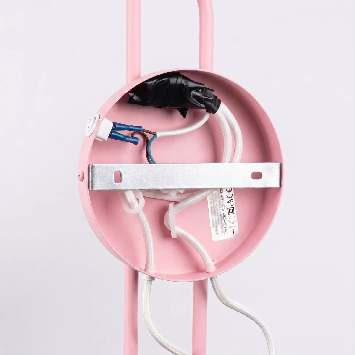 
Design Wandlampe „Nox“ 2-flammig mit Schalter - Rosa
