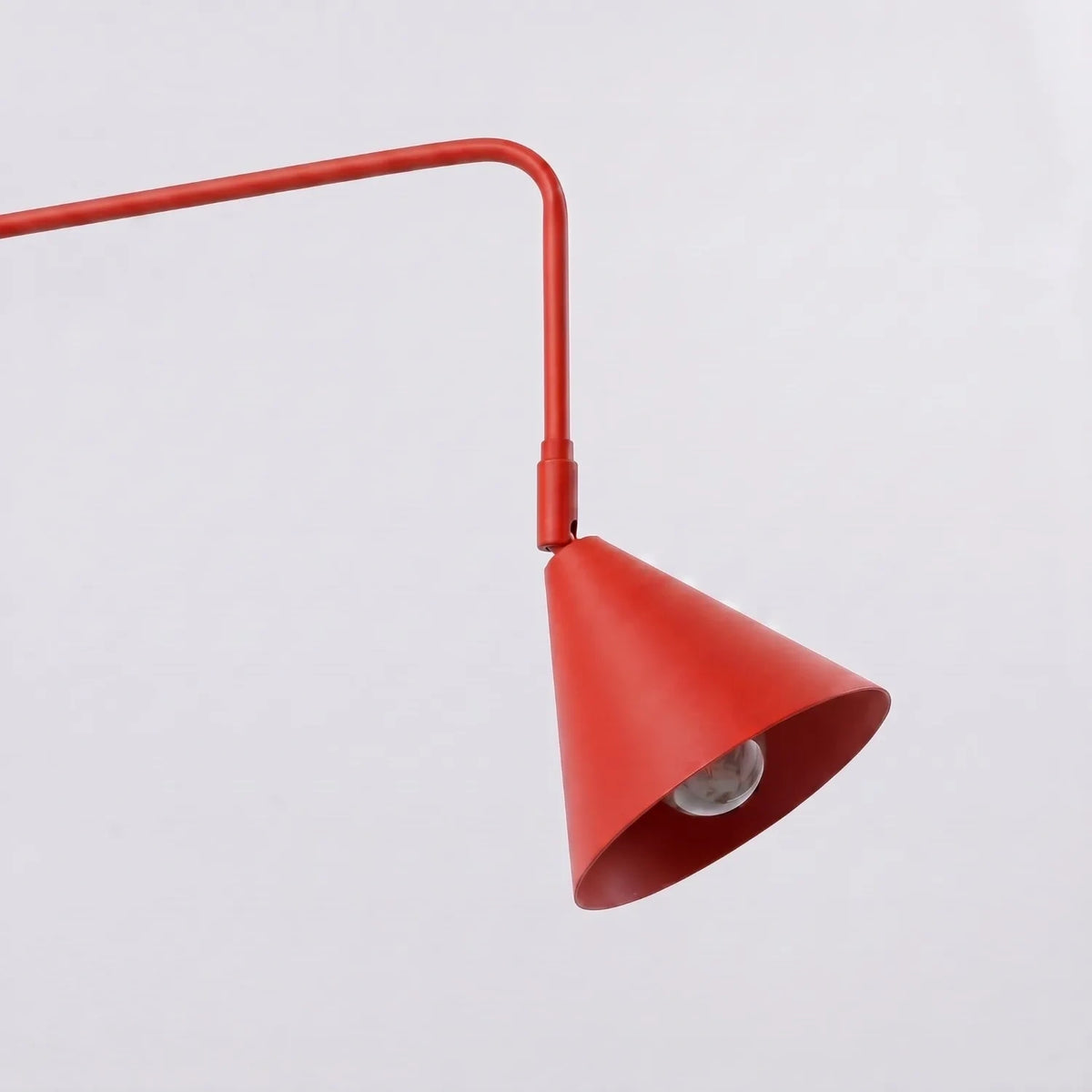
Design Wandlampe „Nox“ 2-flammig mit Schalter - Rot