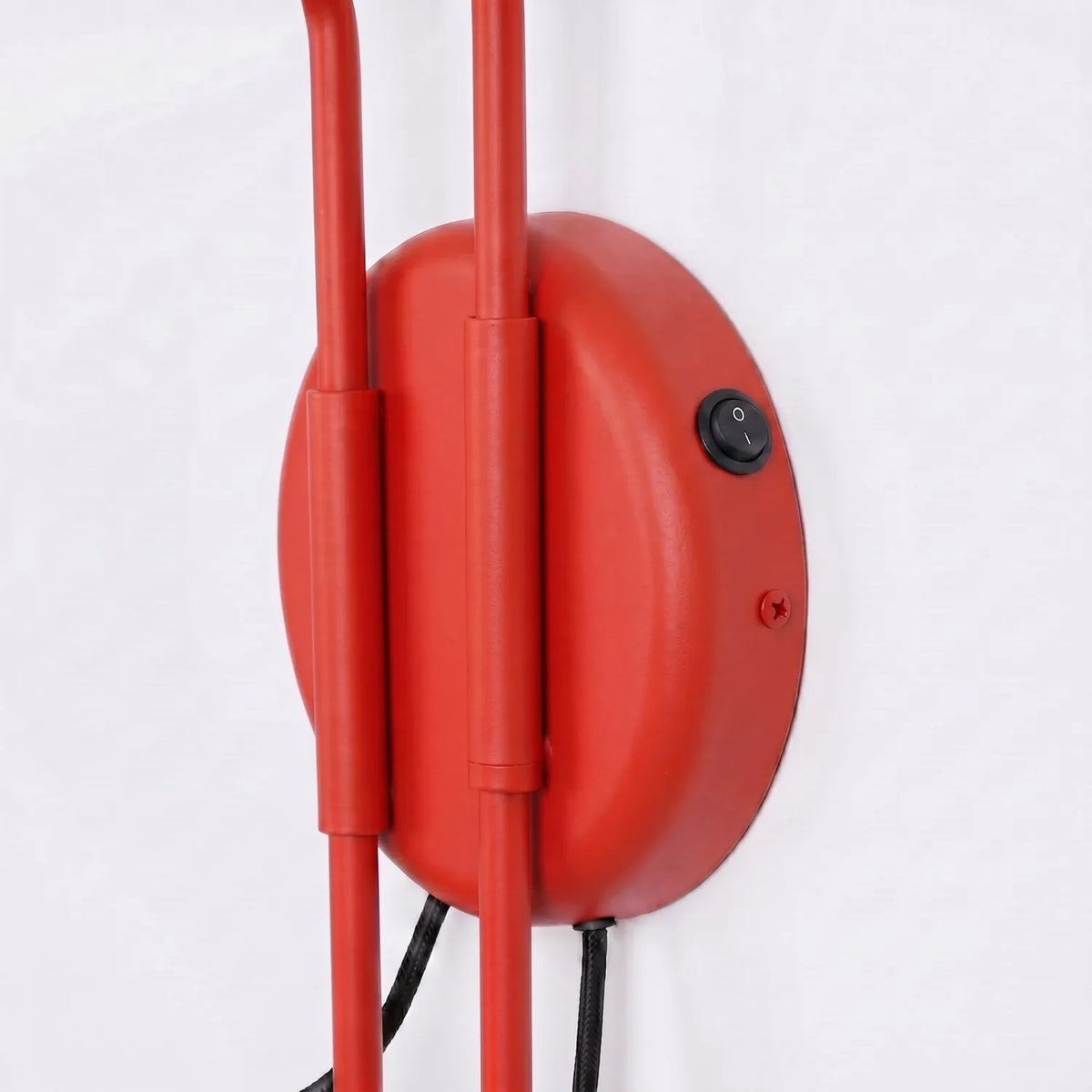 
Design Wandlampe „Nox“ 2-flammig mit Schalter - Rot